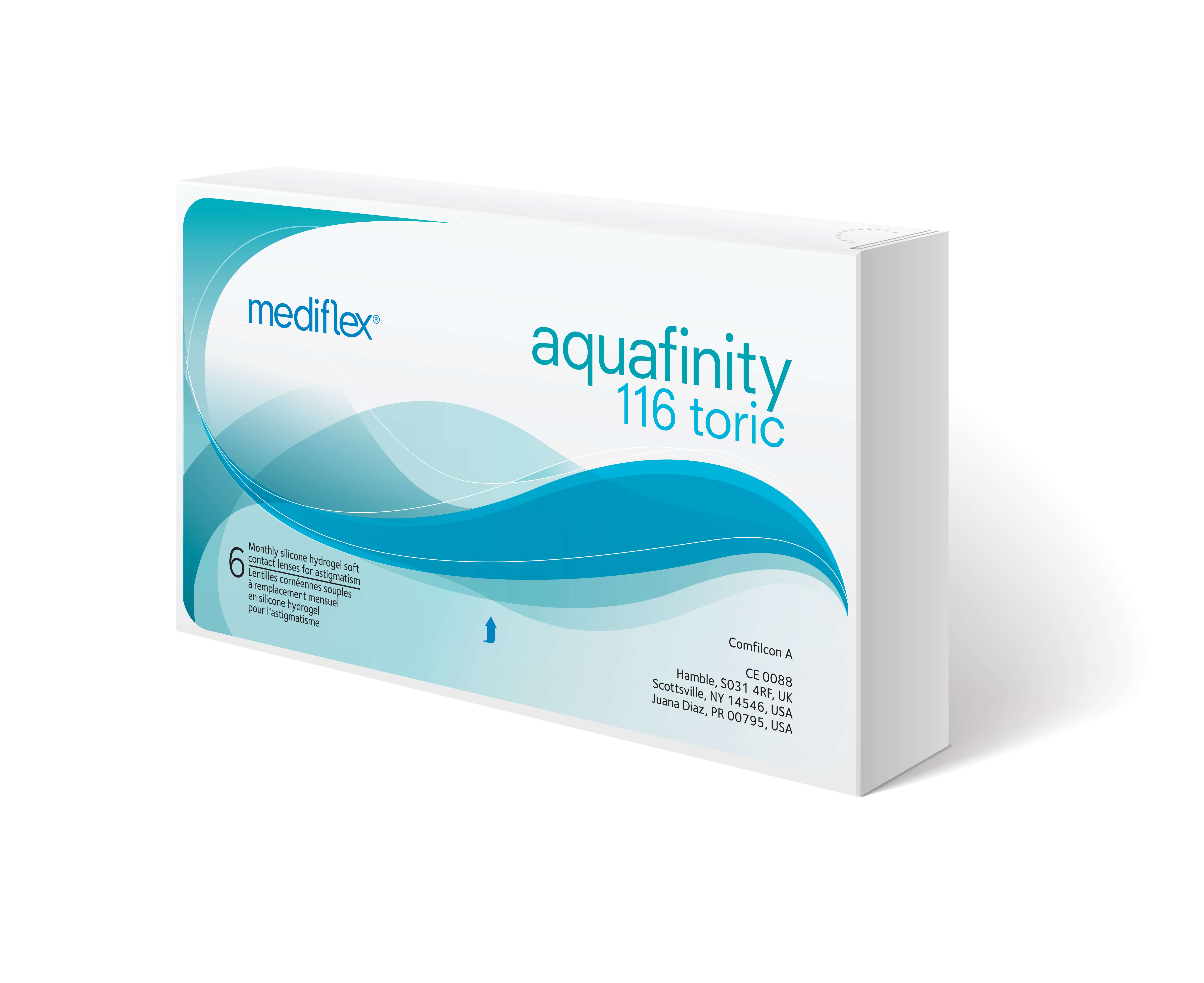 Mediflex Aquafinity 116 Toric 6 pack